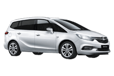 Car Hire Dorchester - Vauxhall Zafira 7-Seater - Minibus hire Dorchester